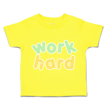 Toddler Clothes Work Hard Toddler Shirt Baby Clothes Cotton