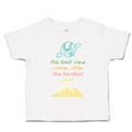 Toddler Clothes The Best View Comes After The Hardest Climb Toddler Shirt Cotton