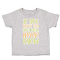 Toddler Clothes If You Never Try You Will Never Know Toddler Shirt Cotton