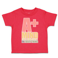 Toddler Clothes A Positive Mind Finds Opportunity Toddler Shirt Cotton