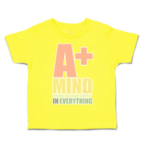 Toddler Clothes A Positive Mind Finds Opportunity Toddler Shirt Cotton