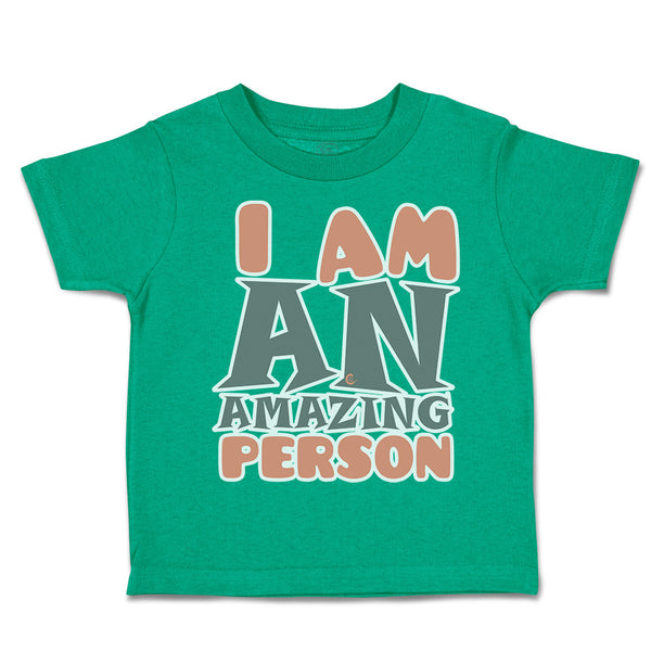 Toddler Clothes I Am An Amazing Person Toddler Shirt Baby Clothes Cotton