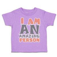 Toddler Clothes I Am An Amazing Person Toddler Shirt Baby Clothes Cotton