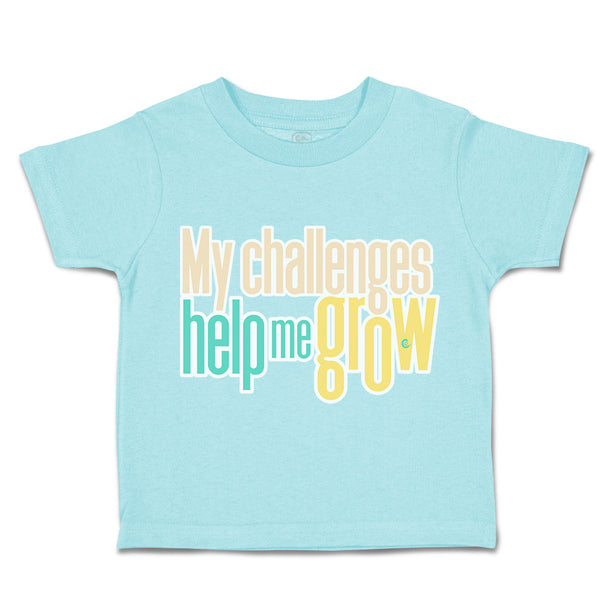Toddler Clothes My Challenges Help Me Grow Toddler Shirt Baby Clothes Cotton