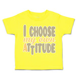 Toddler Clothes I Choose My Own Attitude Toddler Shirt Baby Clothes Cotton