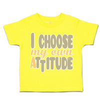 Toddler Clothes I Choose My Own Attitude Toddler Shirt Baby Clothes Cotton
