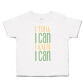 Toddler Clothes I Think I Can I Know I Can Toddler Shirt Baby Clothes Cotton