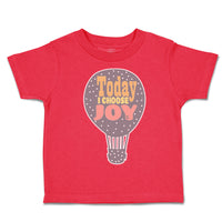 Toddler Clothes Today I Choose Joy Hot Air Balloon Toddler Shirt Cotton