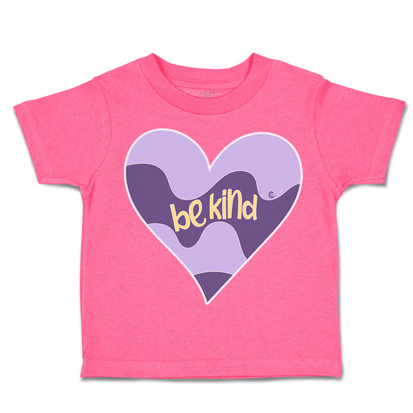 Toddler Clothes Be Kind Heart Toddler Shirt Baby Clothes Cotton