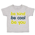 Toddler Clothes Be Kind Be Cool Be You Toddler Shirt Baby Clothes Cotton