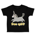 Toddler Clothes Free Spirit Unicorn Toddler Shirt Baby Clothes Cotton