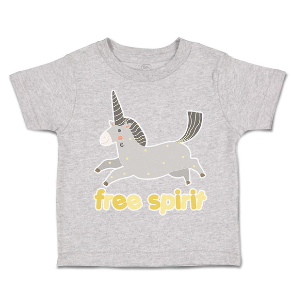 Toddler Clothes Free Spirit Unicorn Toddler Shirt Baby Clothes Cotton