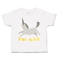 Toddler Clothes Free Spirit Unicorn Toddler Shirt Baby Clothes Cotton