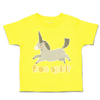 Toddler Clothes Free Spirit Unicorn Toddler Shirt Baby Clothes Cotton
