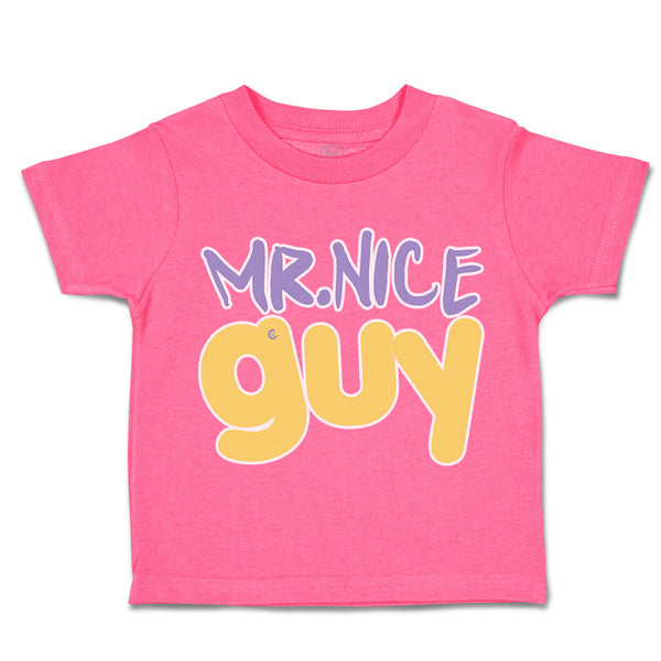 Toddler Clothes Mister Nice Guy Toddler Shirt Baby Clothes Cotton