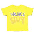 Toddler Clothes Mister Nice Guy Toddler Shirt Baby Clothes Cotton
