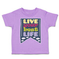Toddler Clothes Live Your Best Life Clouds Toddler Shirt Baby Clothes Cotton