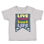 Toddler Clothes Live Your Best Life Clouds Toddler Shirt Baby Clothes Cotton