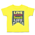 Toddler Clothes Live Your Best Life Clouds Toddler Shirt Baby Clothes Cotton