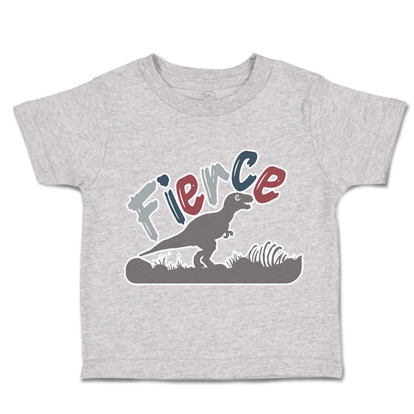 Toddler Clothes Fierce Dinosaur Toddler Shirt Baby Clothes Cotton