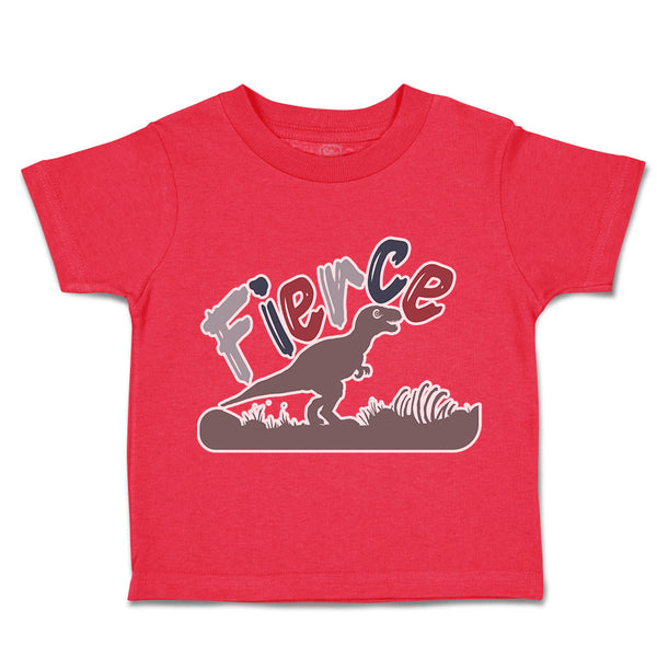 Toddler Clothes Fierce Dinosaur Toddler Shirt Baby Clothes Cotton