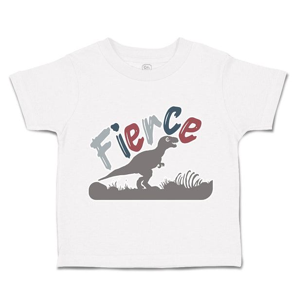 Toddler Clothes Fierce Dinosaur Toddler Shirt Baby Clothes Cotton