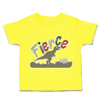 Toddler Clothes Fierce Dinosaur Toddler Shirt Baby Clothes Cotton