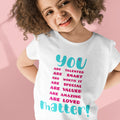 Toddler Clothes Talented Smart Special Worth It Valued Toddler Shirt Cotton