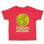 Toddler Clothes Future World Leader Globe Toddler Shirt Baby Clothes Cotton