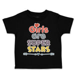Toddler Clothes Girls Are Super Stars Heart Arrow Toddler Shirt Cotton