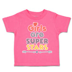 Toddler Clothes Girls Are Super Stars Heart Arrow Toddler Shirt Cotton