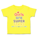 Toddler Clothes Girls Are Super Stars Heart Arrow Toddler Shirt Cotton