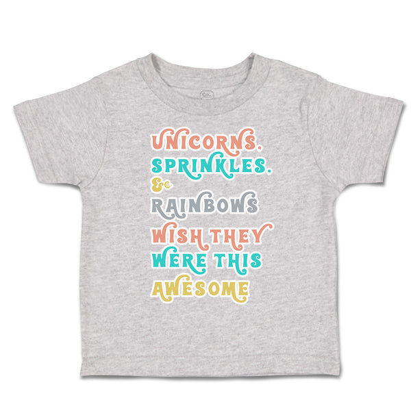 Unicorns Sprinkles Rainbows Wish Awesome