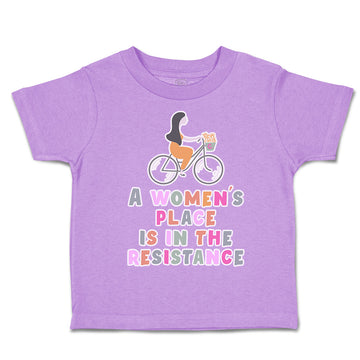 Toddler Clothes A Women's Place Is in The Resistance Toddler Shirt Cotton