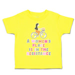 Toddler Clothes A Women's Place Is in The Resistance Toddler Shirt Cotton