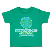 Toddler Clothes Future World Changer Globe Arrow Toddler Shirt Cotton
