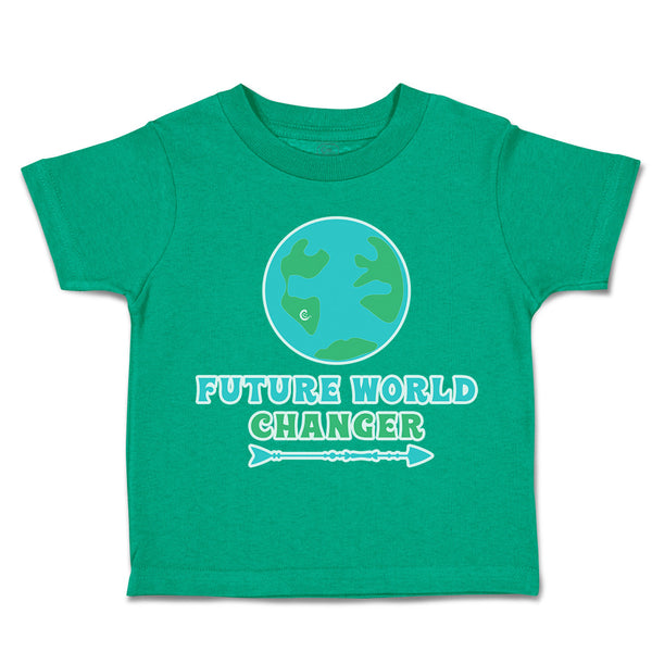 Toddler Clothes Future World Changer Globe Arrow Toddler Shirt Cotton