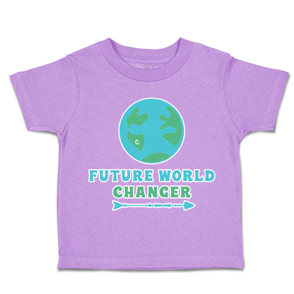 Toddler Clothes Future World Changer Globe Arrow Toddler Shirt Cotton