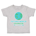 Toddler Clothes Future World Changer Globe Arrow Toddler Shirt Cotton