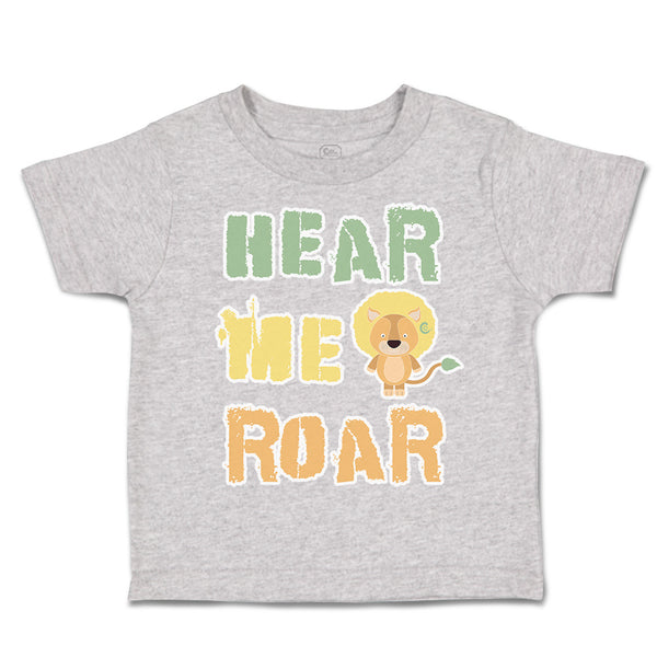 Toddler Clothes Hear Me Roar Lion Toddler Shirt Baby Clothes Cotton