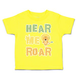 Toddler Clothes Hear Me Roar Lion Toddler Shirt Baby Clothes Cotton
