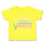 Toddler Clothes This Girl Likes Maths Tools Toddler Shirt Baby Clothes Cotton