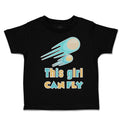 Toddler Clothes This Girl Can Fly Ball Toddler Shirt Baby Clothes Cotton