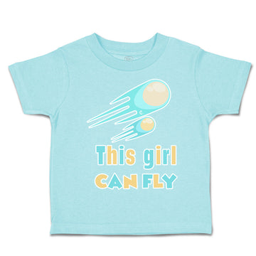 Toddler Clothes This Girl Can Fly Ball Toddler Shirt Baby Clothes Cotton
