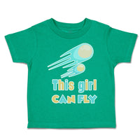 Toddler Clothes This Girl Can Fly Ball Toddler Shirt Baby Clothes Cotton