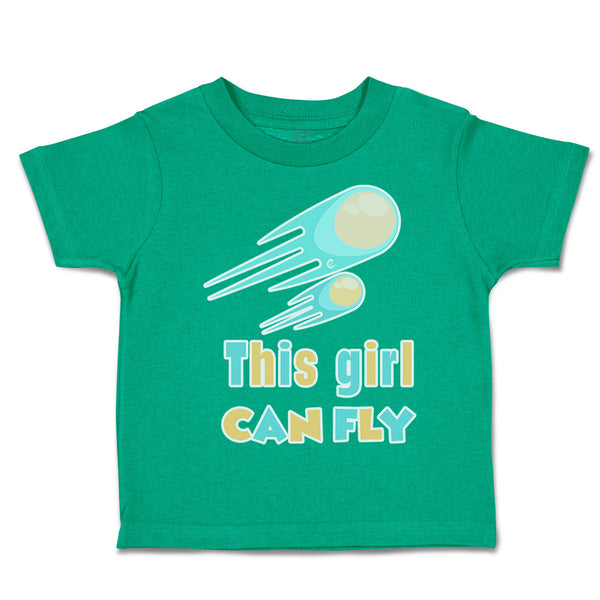 Toddler Clothes This Girl Can Fly Ball Toddler Shirt Baby Clothes Cotton