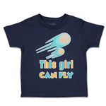 Toddler Clothes This Girl Can Fly Ball Toddler Shirt Baby Clothes Cotton
