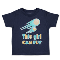 Toddler Clothes This Girl Can Fly Ball Toddler Shirt Baby Clothes Cotton