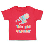 Toddler Clothes This Girl Can Fly Ball Toddler Shirt Baby Clothes Cotton