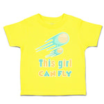 Toddler Clothes This Girl Can Fly Ball Toddler Shirt Baby Clothes Cotton